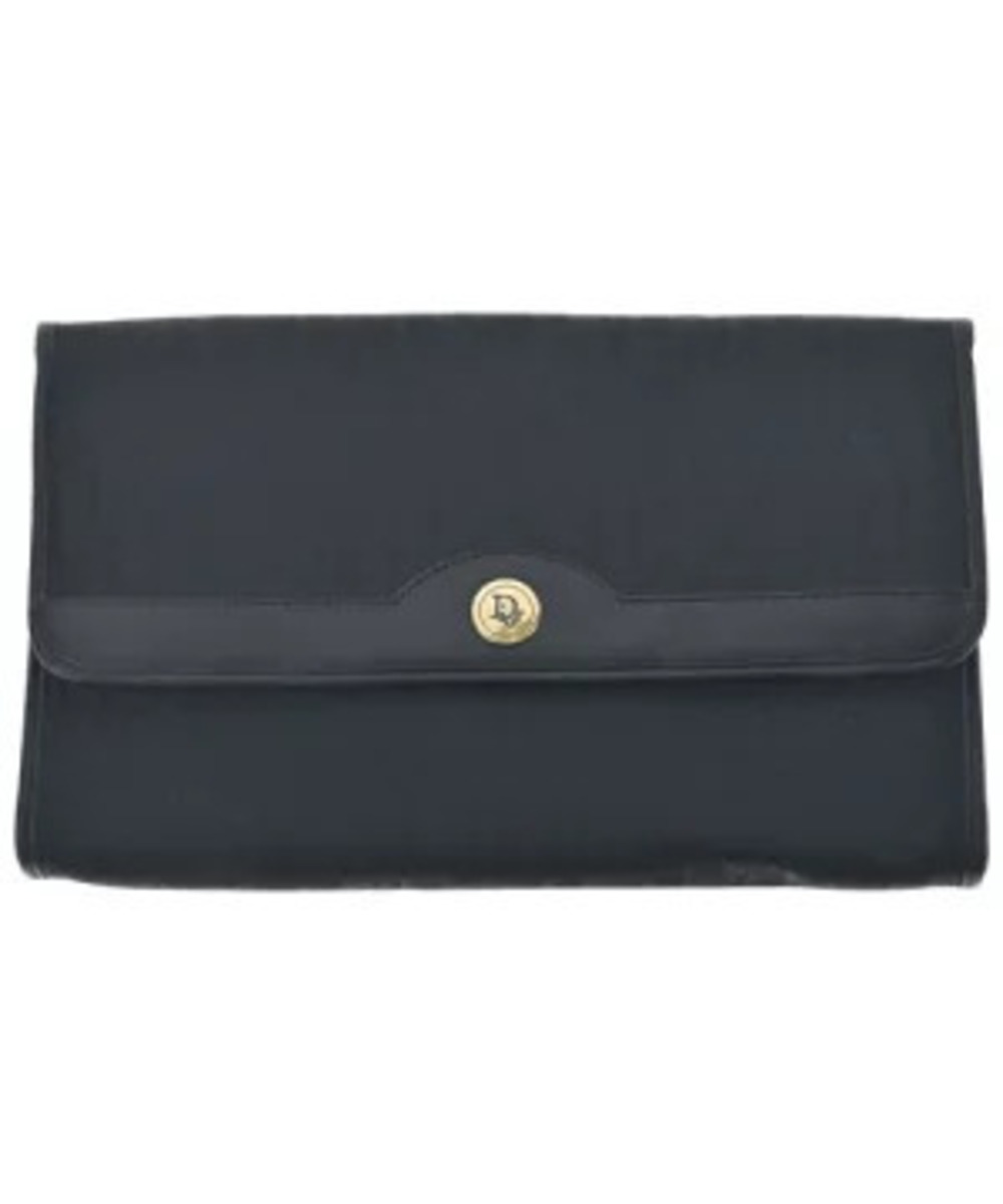 Christian Dior Macadam Clutch Bag Black All over